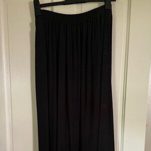 Amanda Gray Vintage Black Maxi Skirt